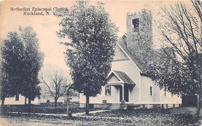 Methodist Episcopal Church Rockland, New York Postcard