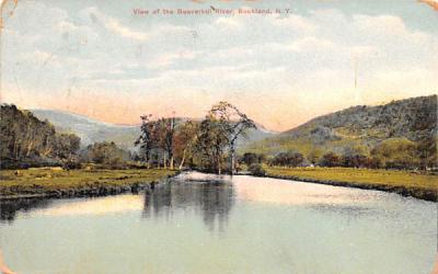 Beaverkill River Rockland, New York Postcard