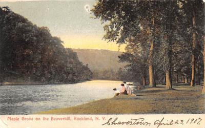 Maple Grove on the Beaverkill Rockland, New York Postcard