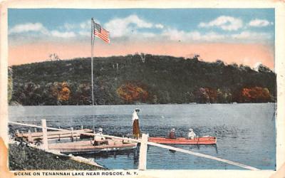 Tenannah Lake Roscoe, New York Postcard