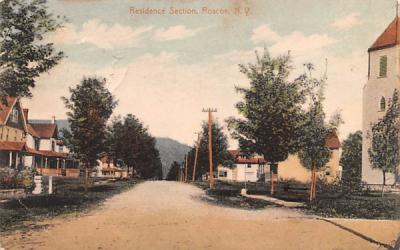 Resident Section Roscoe, New York Postcard