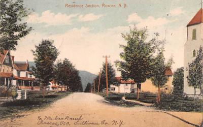 Residence Section Roscoe, New York Postcard