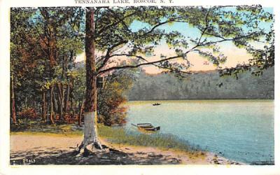 Tennanaha Lake Roscoe, New York Postcard