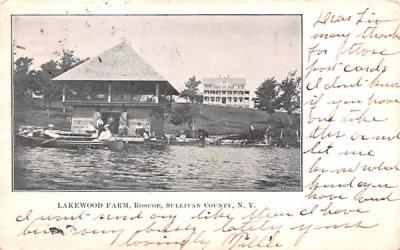 Lakewood Farm Roscoe, New York Postcard