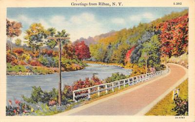Greetings from Rifton, New York Postcard