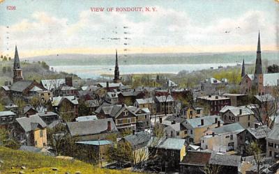 View Of Rondout, New York Postcard