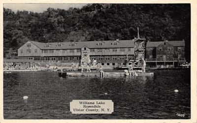 Williams Lake Hotel Rosendale, New York Postcard