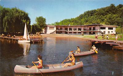 Sailing Williams Lake Hotel Rosendale, New York Postcard