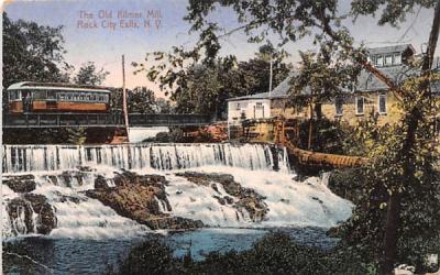 Old Kilmer Mill Rock City Falls, New York Postcard