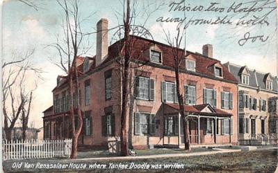 Old Van Rensselaer House New York Postcard