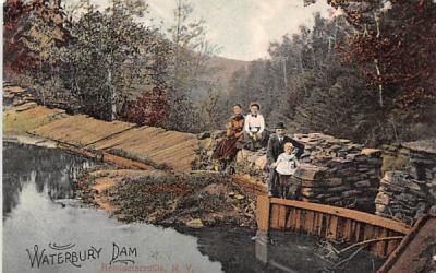 Waterbury Dam Rensselaerville, New York Postcard