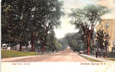 East Main Street Richfield Springs, New York Postcard