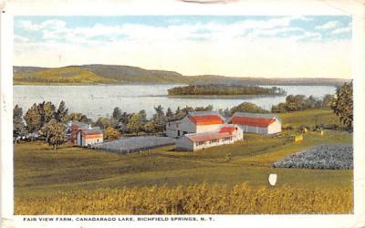 Fair View Farm Richfield Springs, New York Postcard