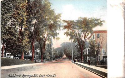 East Main Street Richfield Springs, New York Postcard