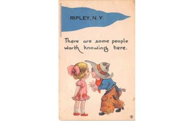 Some People Worth Knowing Ripley, New York Postcard