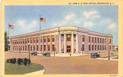 New US Post Office Rochester, New York Postcard