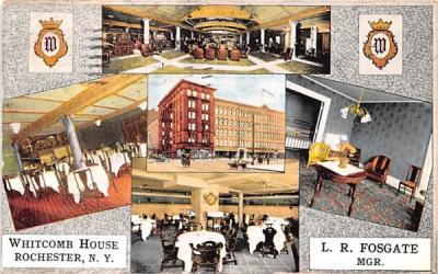 Whitcomb House Rochester, New York Postcard
