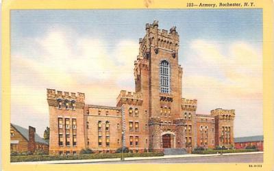 Armory Rochester, New York Postcard