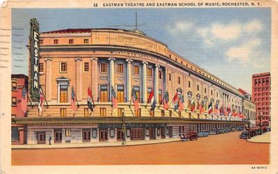 Eastman Theatre & Eastman School of Music Rochester, New York Postcard