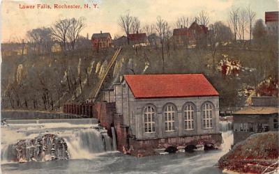 Lower Falls Rochester, New York Postcard