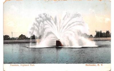 Fountain Rochester, New York Postcard