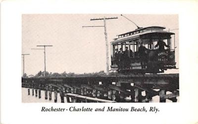 Rochester Charlotte & Manitou Beach New York Postcard