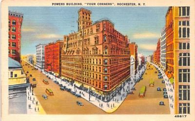 Powers Building Rochester, New York Postcard