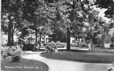 Plymouth Park Rochester, New York Postcard