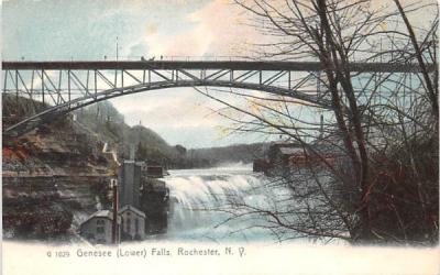Genesee Lower Falls Rochester, New York Postcard