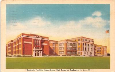 Benjamin Franklin Junior Senior High School Rochester, New York Postcard