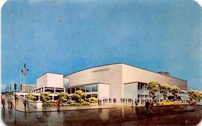 Rochester War Memorial Auditorium and Exhibit Hall New York Postcard