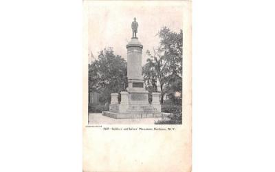 Soldiers' & Sailor's Monument Rochester, New York Postcard