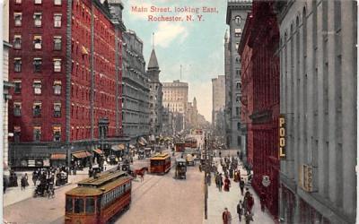 Main Street Rochester, New York Postcard