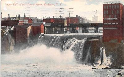 Upper Falls of the Genesee River Rochester, New York Postcard
