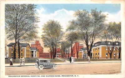 Rochester General Hospital & Nurses Home New York Postcard