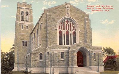 Chapel & Mortuary Rochester, New York Postcard