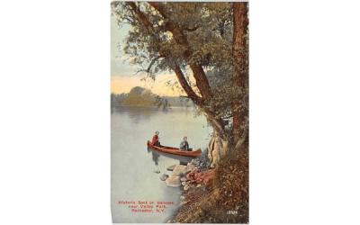 Historic Spot on Genesee Rochester, New York Postcard