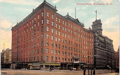 Powers Hotel Rochester, New York Postcard