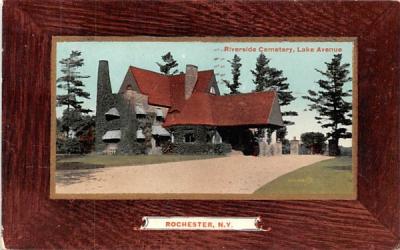 Riverside Cemetery Rochester, New York Postcard
