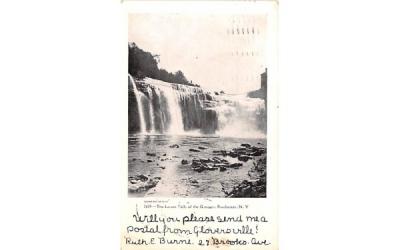 Lower Falls of the Genesee Rochester, New York Postcard