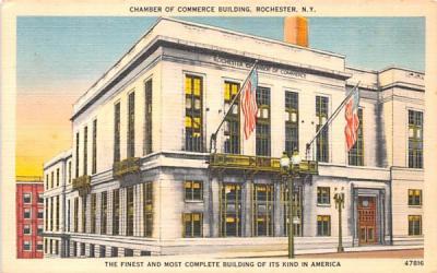 Chamber of Commerce Building Rochester, New York Postcard