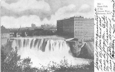 Upper Falls Rochester, New York Postcard