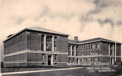 West High School Rochester, New York Postcard