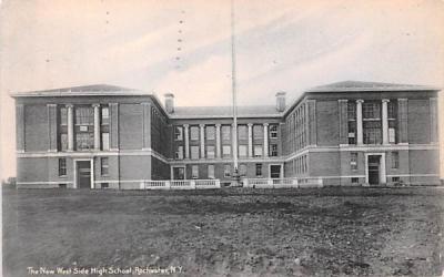 New West Side High School Rochester, New York Postcard