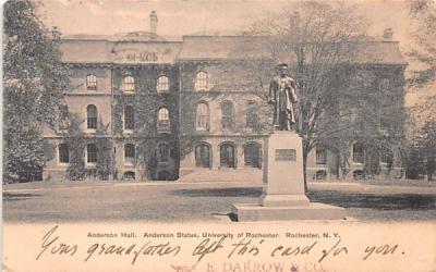 Anderson Hall Rochester, New York Postcard