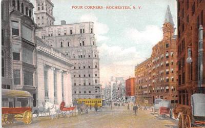 Four Corner Rochester, New York Postcard