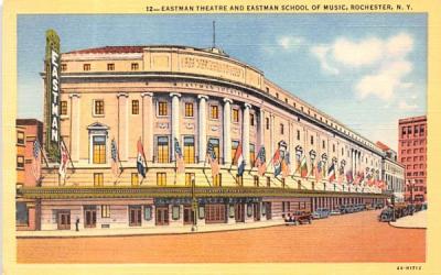 Eastman Theatre Rochester, New York Postcard