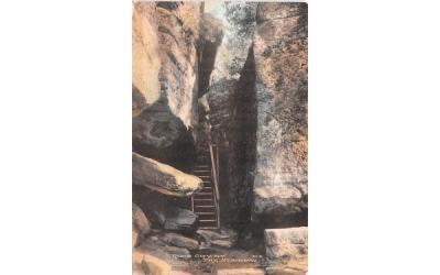 The Stairway Rock City, New York Postcard