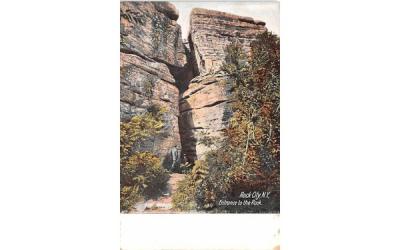 Entrance to the Rock Rock City, New York Postcard