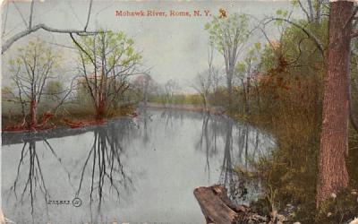 Mohawk River Rome, New York Postcard